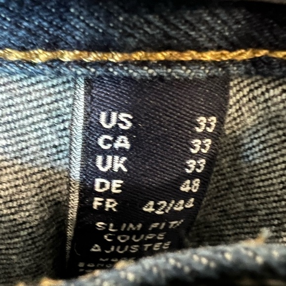 WJ2. Lands End Women's Not Too Low Rise Slim Jeans 33 - Picture 4 of 7